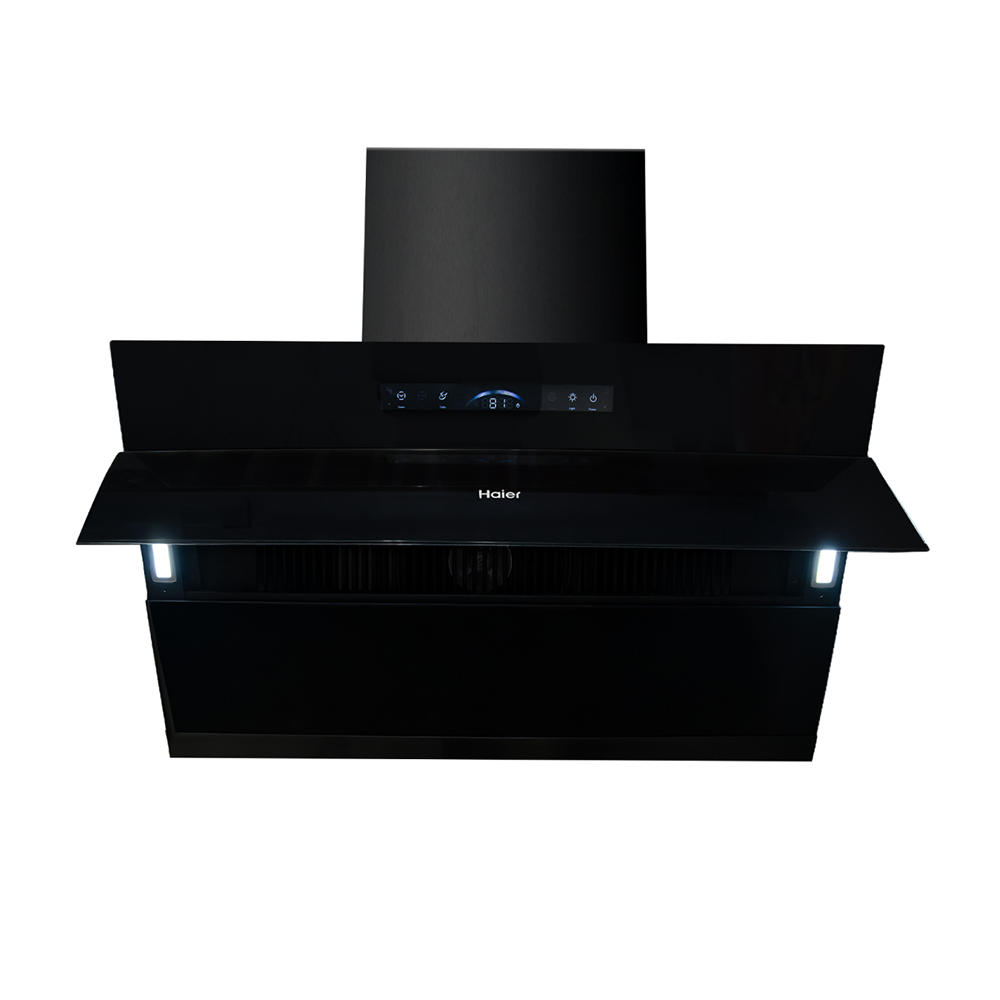 Haier Colour User Pannel with 1650 m&sup3;h Suction Power Spin Clean Filterless Chimney
